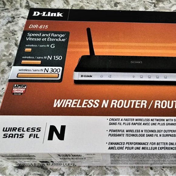 D-Link DIR-615-Wireless Router - Picture 1 of 4